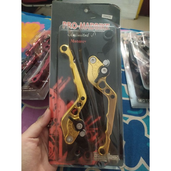 handel handle rem variasi cnc original pro madbike vixion gold