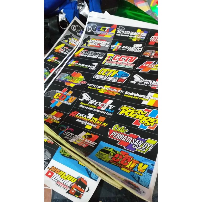 Jual Stiker Cctv Truk Oleng Shopee Indonesia