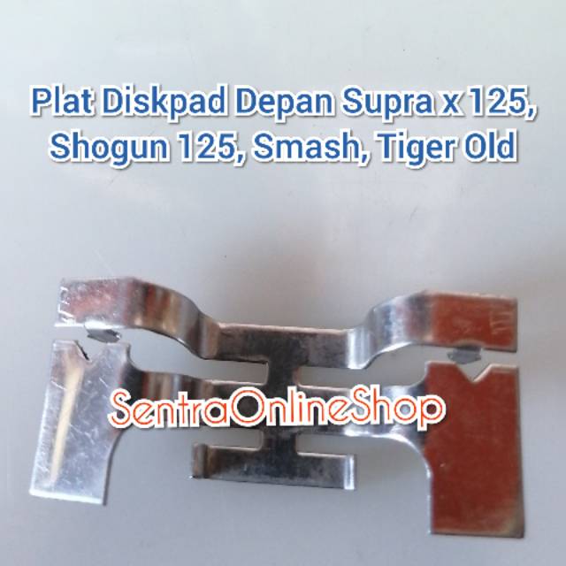 Besi Plat seng pala babi Diskpad depan Supra x 125 Shogun 125 Smash Tiger Old