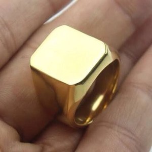 cincin titanium cincin pria ring gold perhiasan emas ootd