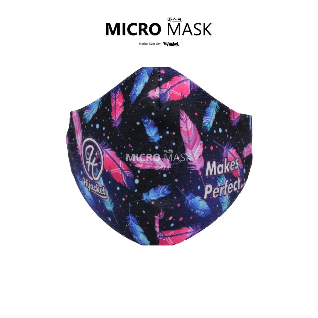 Micro Masker Hijab BLOCK UP TO 70% VIRUS 2 PLY Proteksi Premium fleece & poly-fiber Nyaman Bisa COD-Spectrum Fur Purple