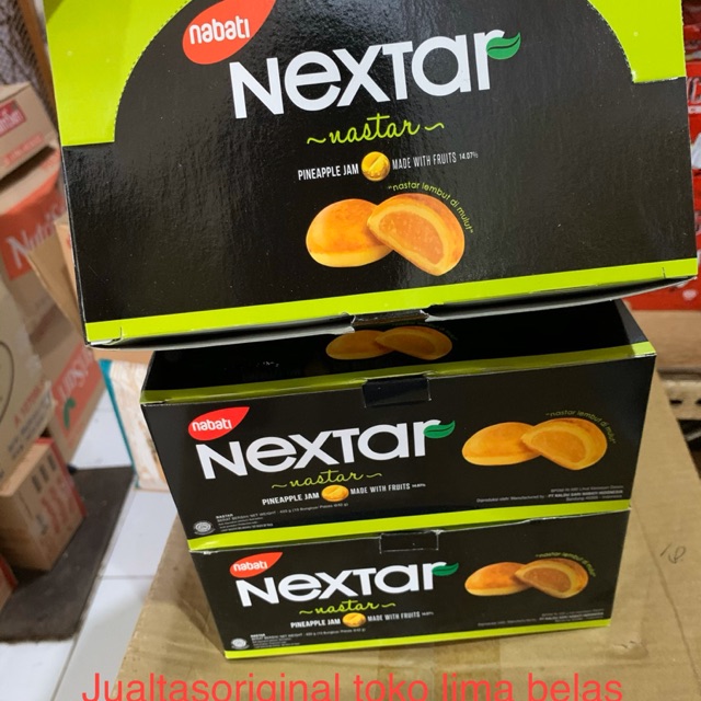 Nabati Nextar Nanas Pineapple Box isi 10 pcs