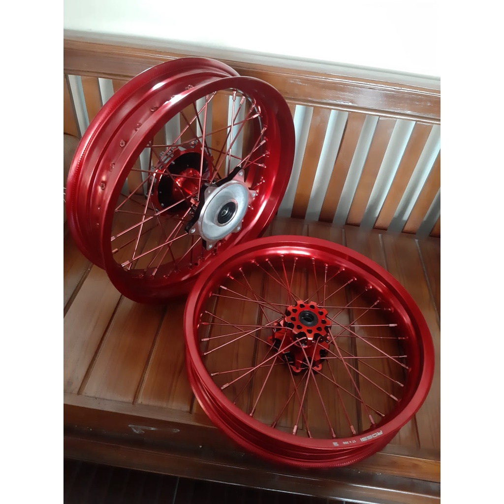 VELG SUPERMOTO CRF PELEK SUMO CRF VELK SUPERMOTO CRF TANPA BAN