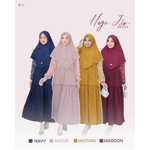 Moslem Ori Gamis Busui Friendly Hye Jin Dress By Salifah (Ready Please Cekstok)
