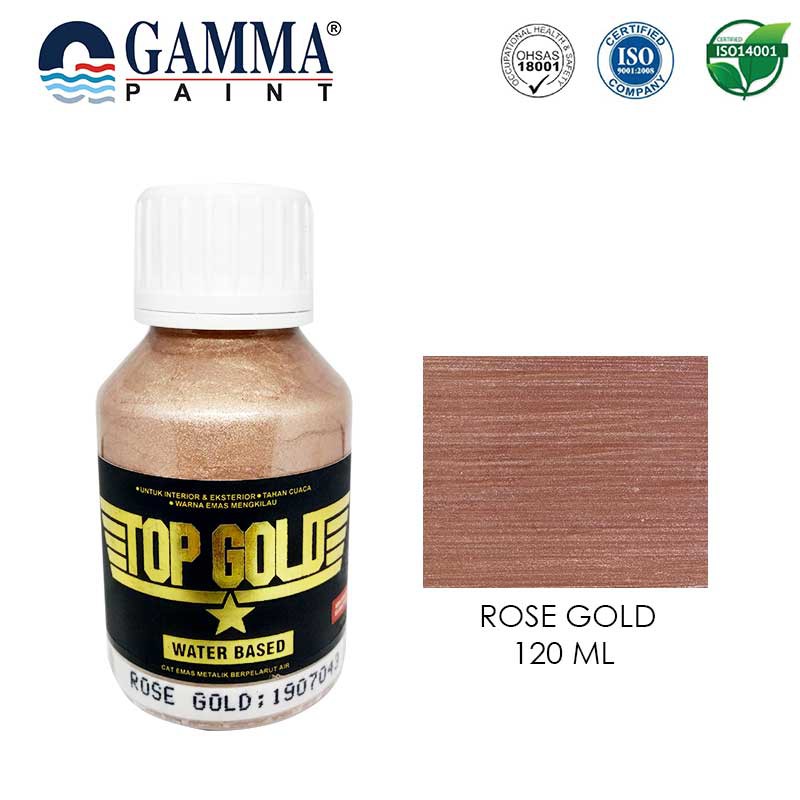 

TOP GOLD Metallic Paint - ROSE GOLD 120ml
