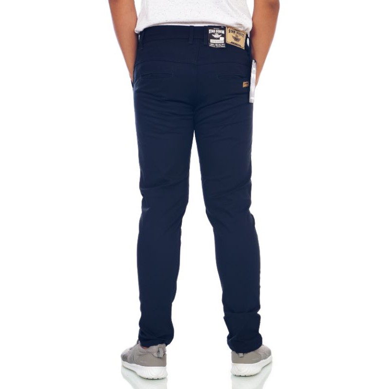 calana chino pria / cino panjang jumbo star denim / chinos pria terbaru original