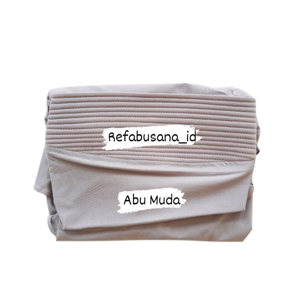 Jilbab Instan Kerudung Instan Jilbab Bergo Jersey Premium Sarah-Abu Muda