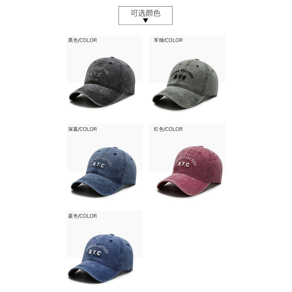 1001 IMPORT TOPI BASEBALL NYC EAST SIDE !!! - 6 WARNA