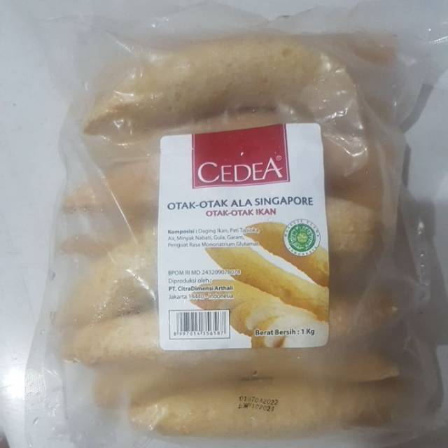 

Cedea otak-otak singapore 1kg