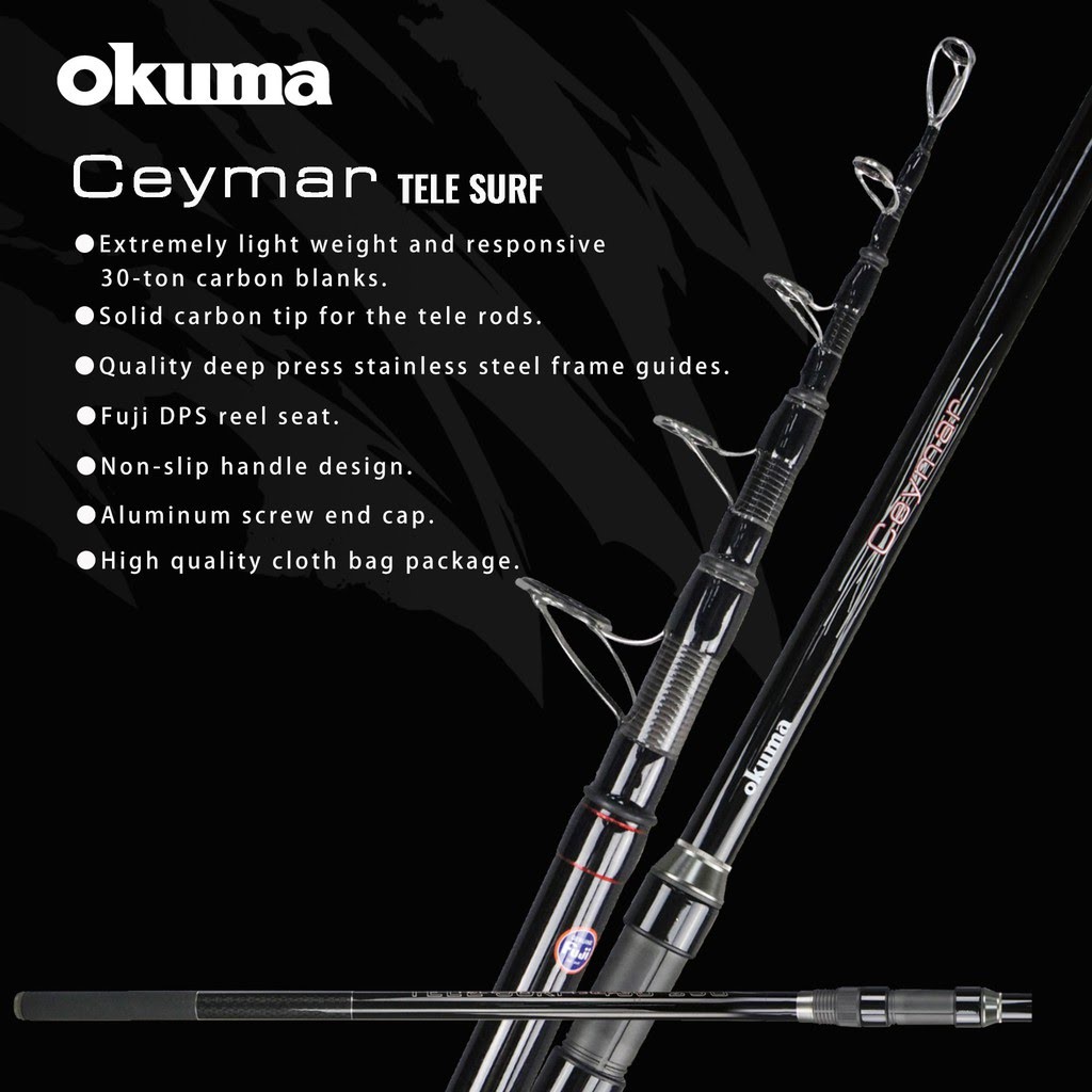 Rod Joran Okuma Spinning Ceymar Tele Surf C S 1446H T