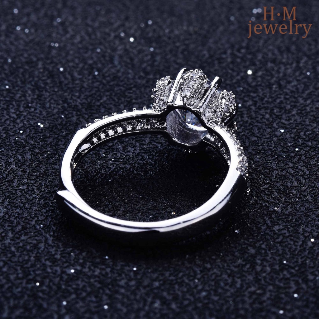 Cincin S925 Silver Delapan Panah Delapan Hati