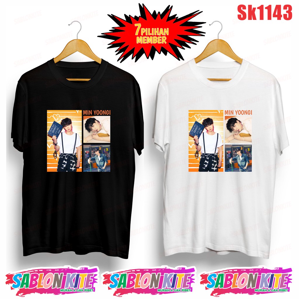 MURAH!!! KAOS KPOP TIAP MEMBER BUTTER SK1143 PILIH MEMBER UNISEX