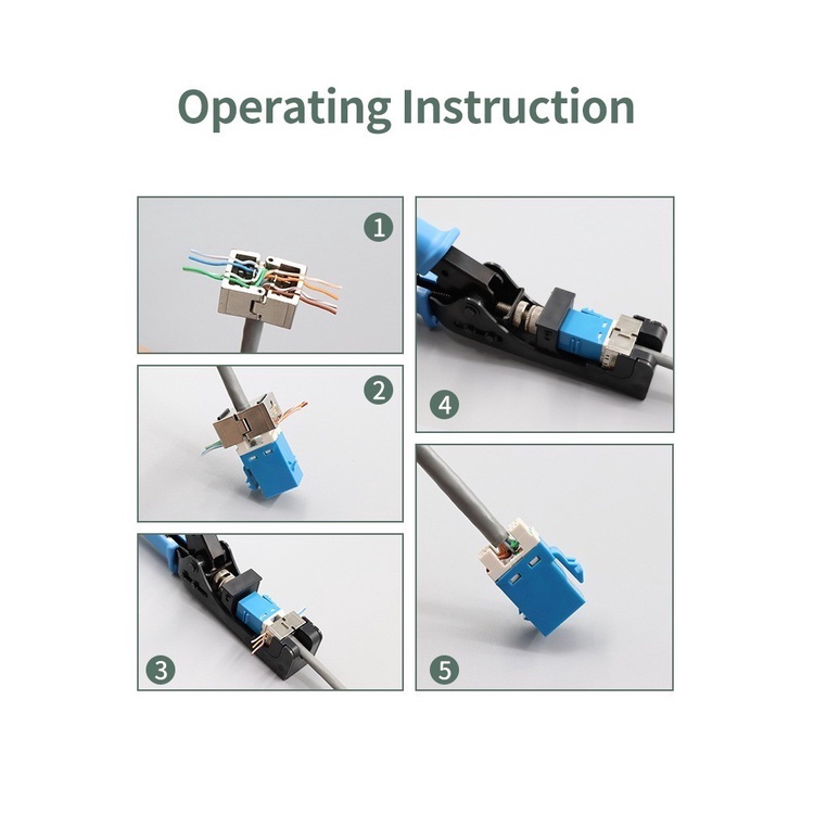 crimping tool modular SC rj45 cat5e cat6 -Crimping tool modular