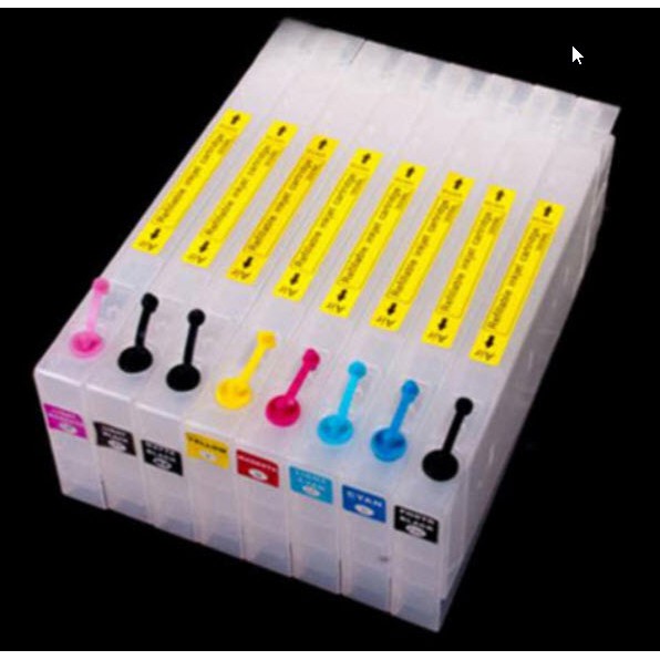 EPSON PRINTER 7880 7800 7400 7450 cartridges isi ulang berikut chip
