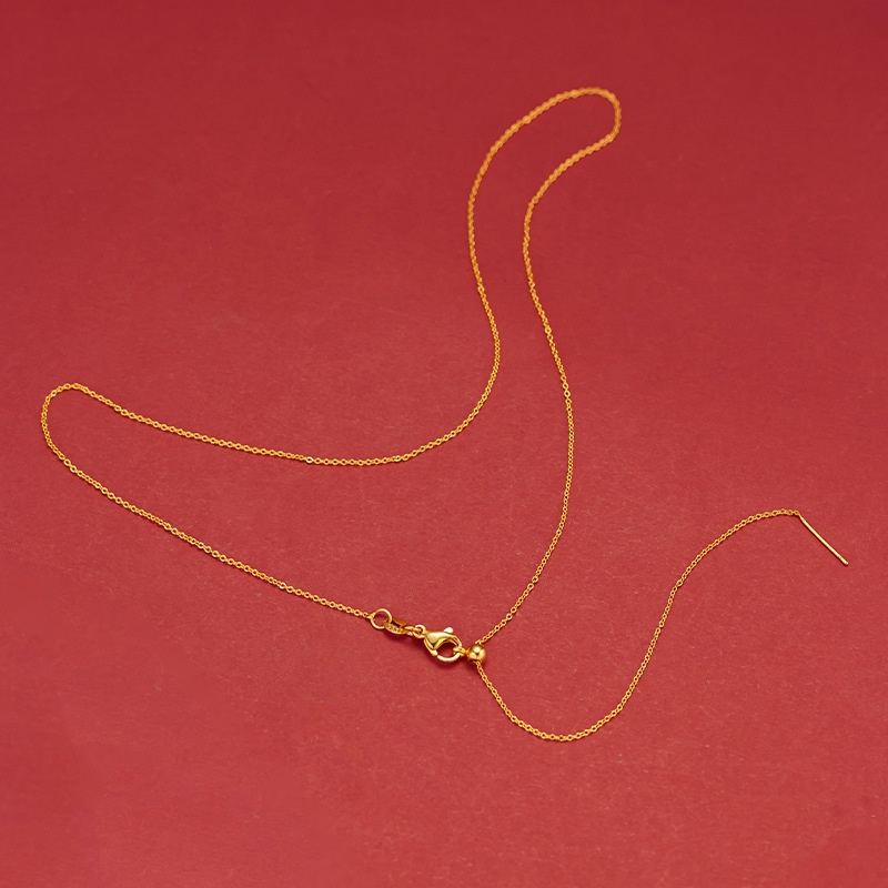 Kalung Rantai O-word Gold plated 24K Gaya Bangkok Untuk Wanita