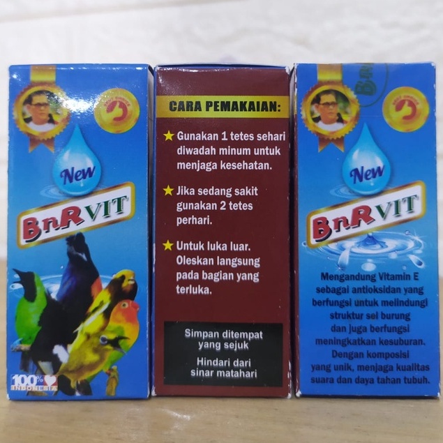New BnR VIT Vitamin bnr membuat burung stabil dan mengatasi volume untuk burung murai batu kacer cen