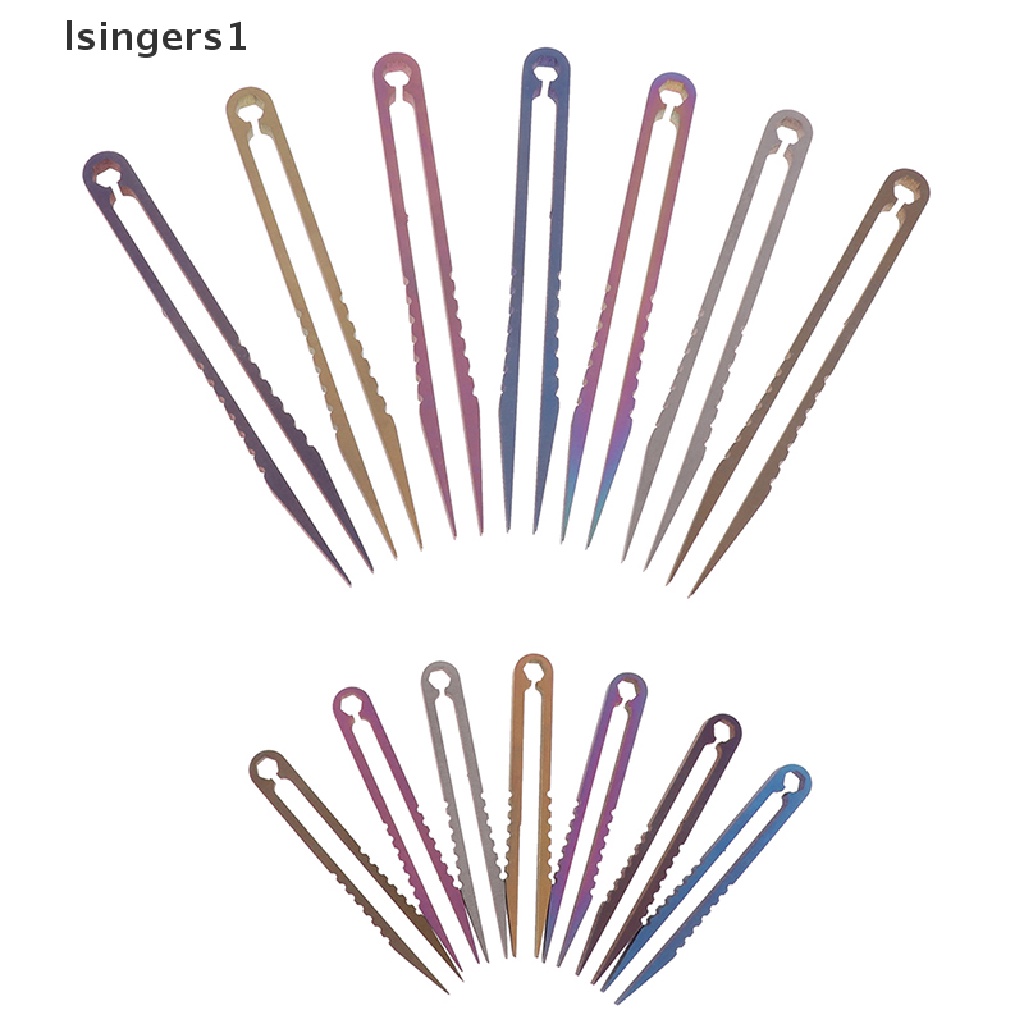 (lsingers1) Tc4 Pinset Penjepit Multifungsi 2 Ukuran Bahan Titanium