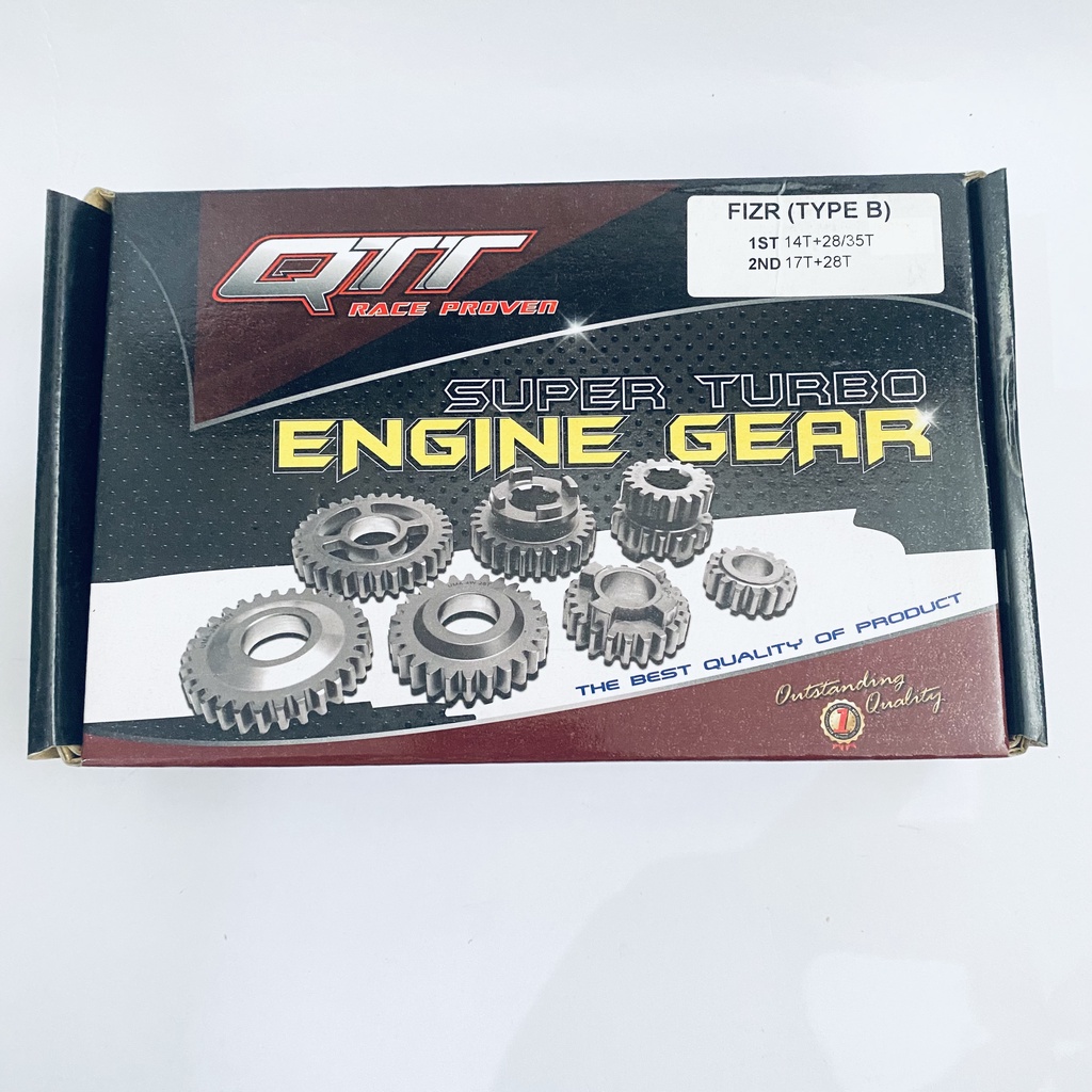 GEAR GIGI RATIO RASIO QTT RACING F1ZR F1Z R FIZ R FIZR FORCE TIPE B ROAD RACE DRAG BIKE ORIGINAL