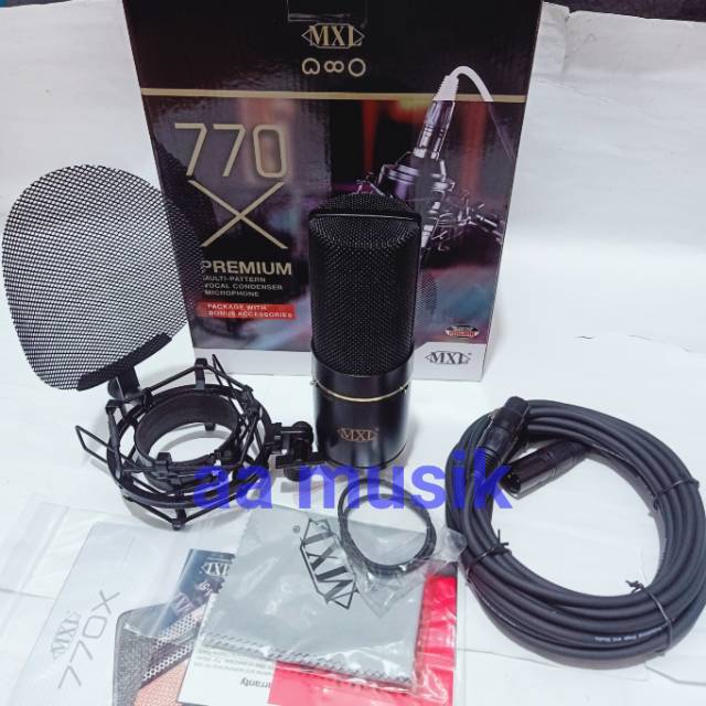 MIC CONDENSER MXL 770X MULTI PATTERN PRODUCK ORIGINAL