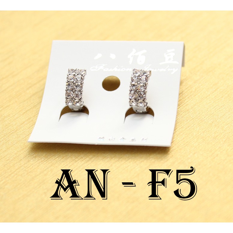 OK - Kode AN-F Anting wanita fashion model korea imitasi bahan alloy-5
