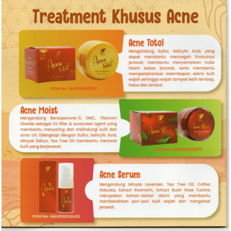 

Treatment Khusus Jerawat SR12