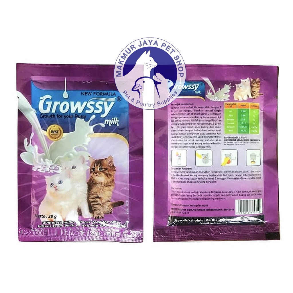 Growssy Milk Susu Kucing | 1 Box