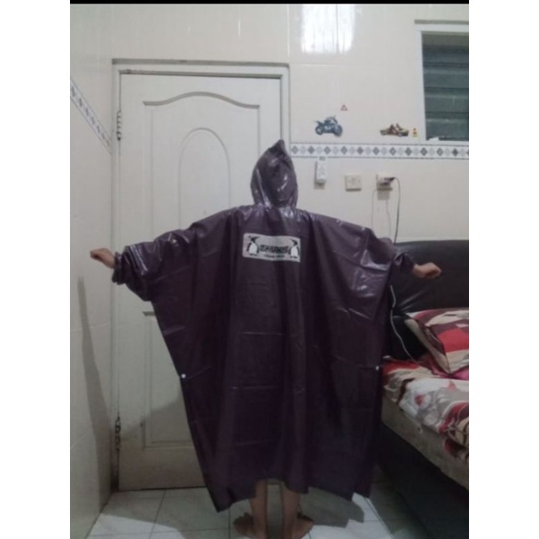 Jas Hujan Ponco Lengan JUMBO BIG SIZE Penguin P 535 Hippo Dewasa Pria Wanita / Penguins Raincoat Poncho Mantel Hujan Pinguin Kelelawar Cewek Cowok Remaja Batman Phonco Tebal Kuat Berkualitas Terbaru Harga Grosir