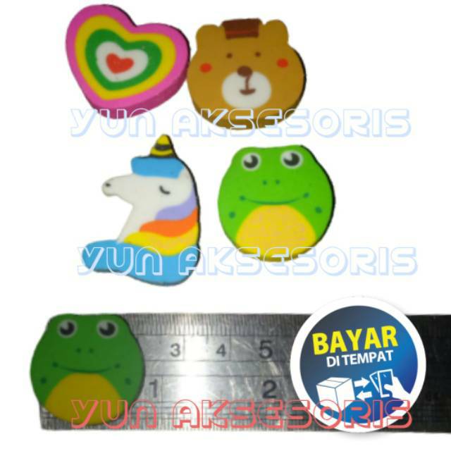

1kg Penghapus karet mini unik lucu