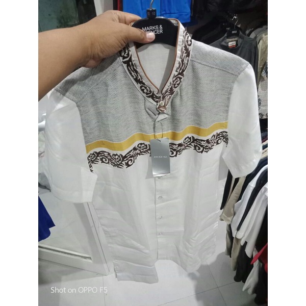 Kemeja Koko Moc Pria Original