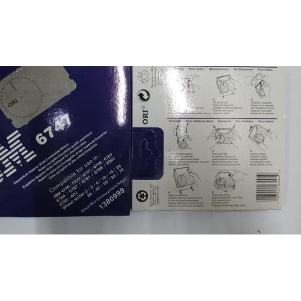 

✧*Terlaris* Pita Mesin Tik Elektronik IBM WHEELWRITER 1000 PART NO 1380999 !!