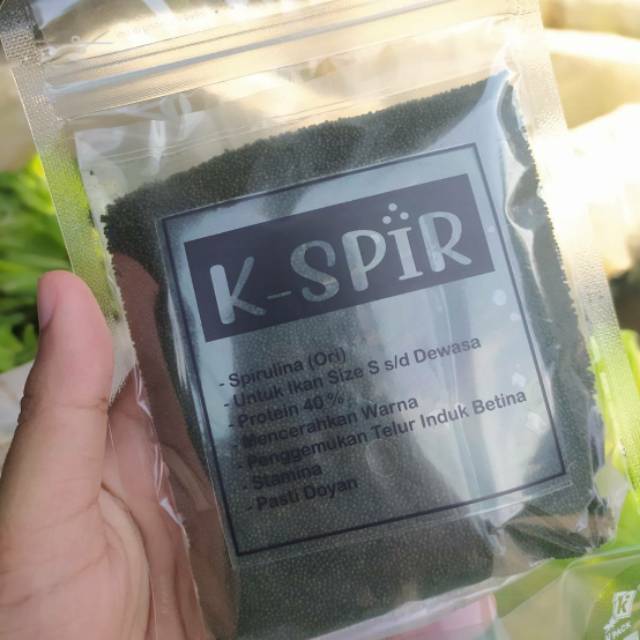 Pakan Ikan Hias + Spirulina powder