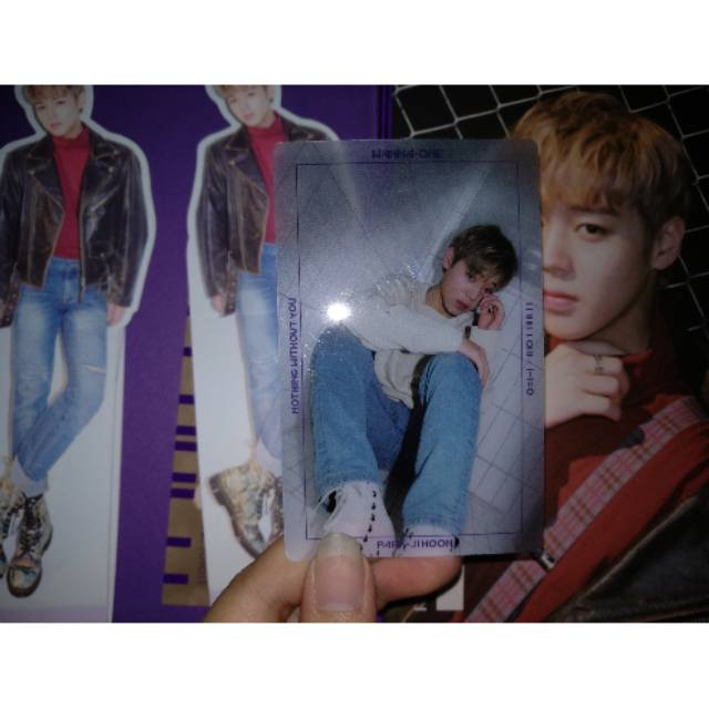 JIHOON PC - WANNA VER. WANNA ONE NOTHING WITHOUT YOU ALBUM OFFICIAL PHOTOCARD