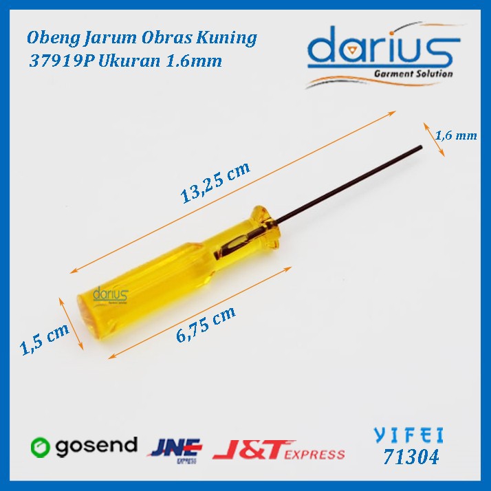 Obeng Mesin Obras Obeng L Obras Siruba Obeng Jarum Obras L 1 6mm Shopee Indonesia