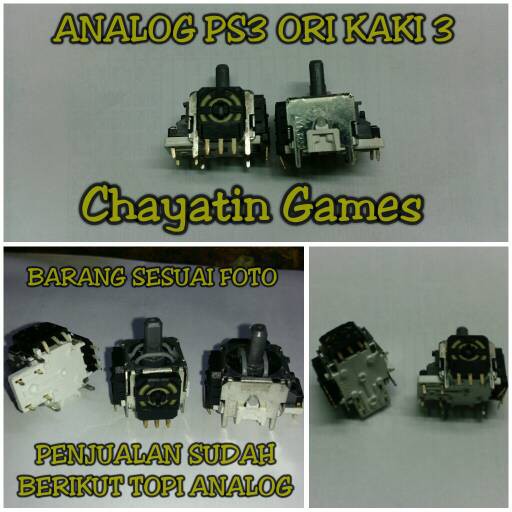 ANALOG STIK PS3 ORI KAKI 3 (ALPS)