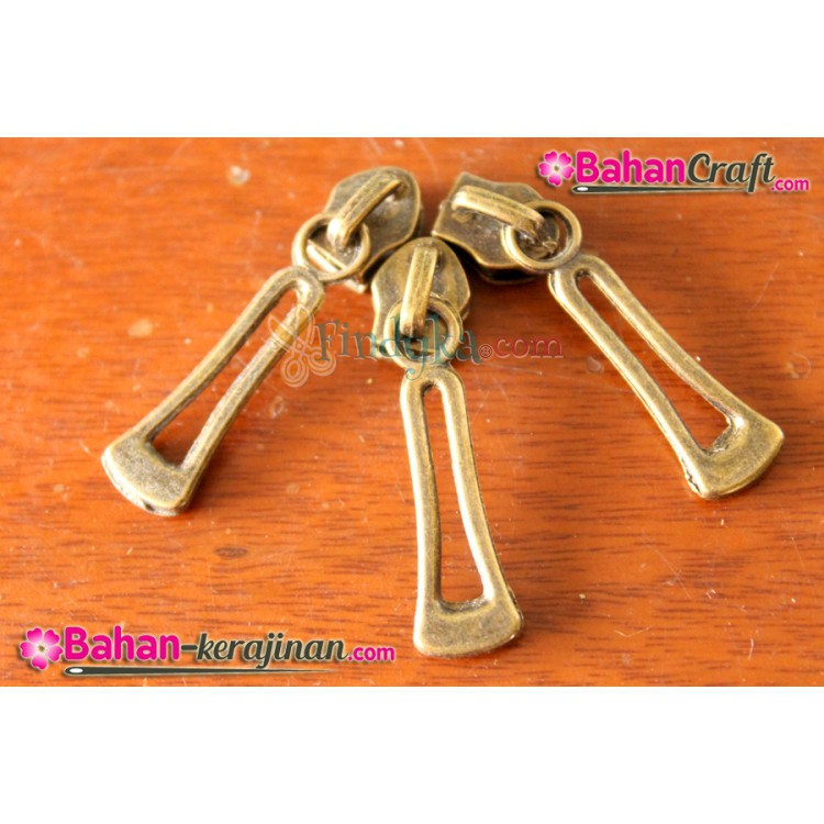 Kepala resleting utk rits plastik KRP01 bakar harga per pc(biji)