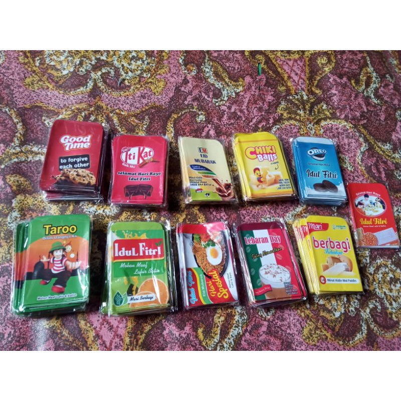 

amplop lebaran unik snack