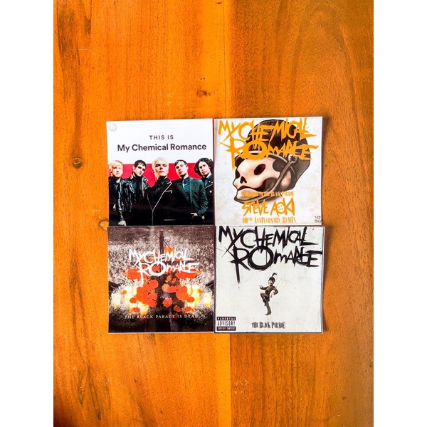 sticker pack my chemical romance band barat hits hype skin laptop hp helm kulkas