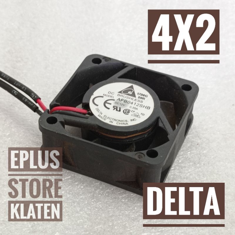 Kipas Fan DC 12V 4cm 4x2 Delta Brushless cooler fan switching KP128