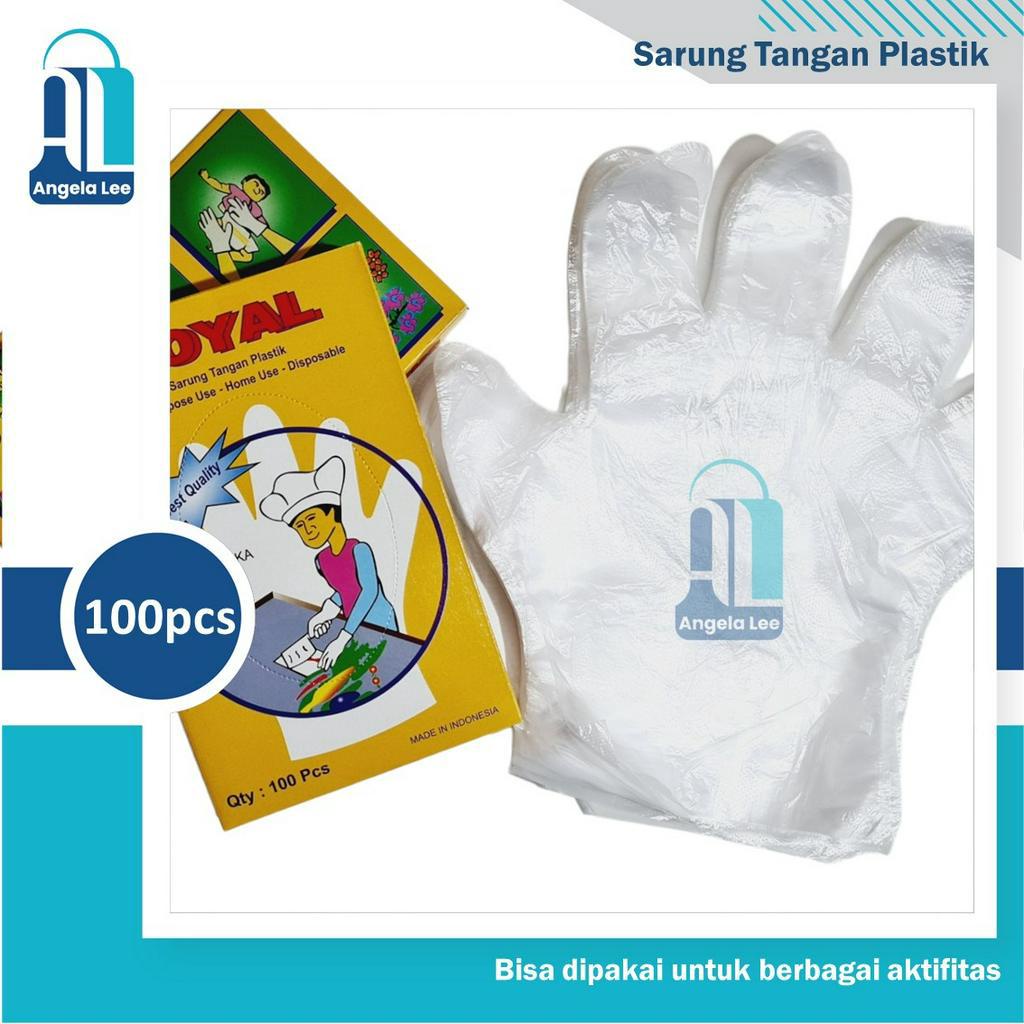 Sarung Tangan Plastik Premium Serbaguna Royal isi 100lembar