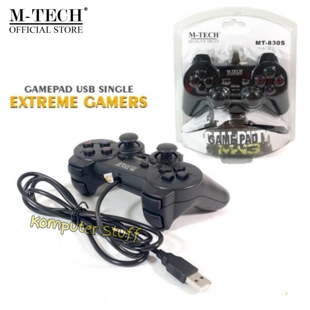 Stick PS USB For PC / Laptop M-Tech Gamepad Single Stick – Hitam