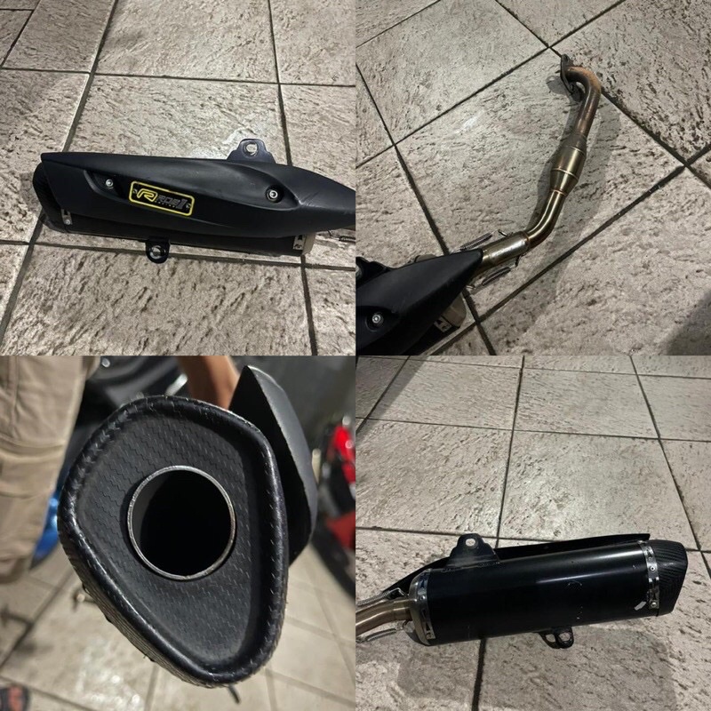 Kenalpot rob1 black special edition New nmax/aerox new