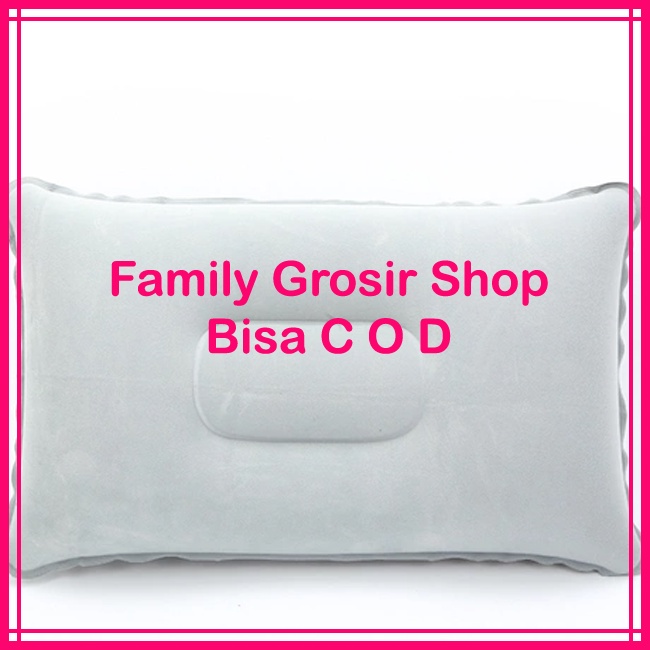 Bantal Angin Tiup Inflatable Ringan Bentuk Persegi/Kasur Travel Pillow