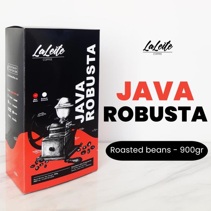 

Kopi Java Robusta 900g - Roastedbean (biji sangrai)