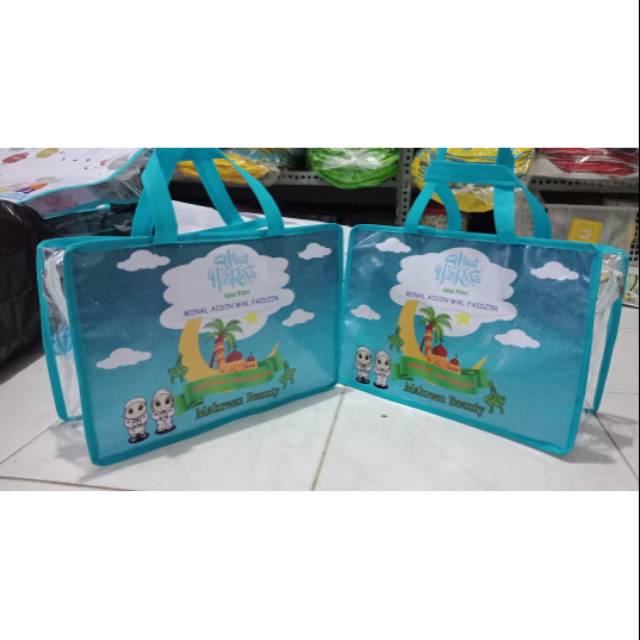 

Tas parcel lebaran model resleting mika elegan