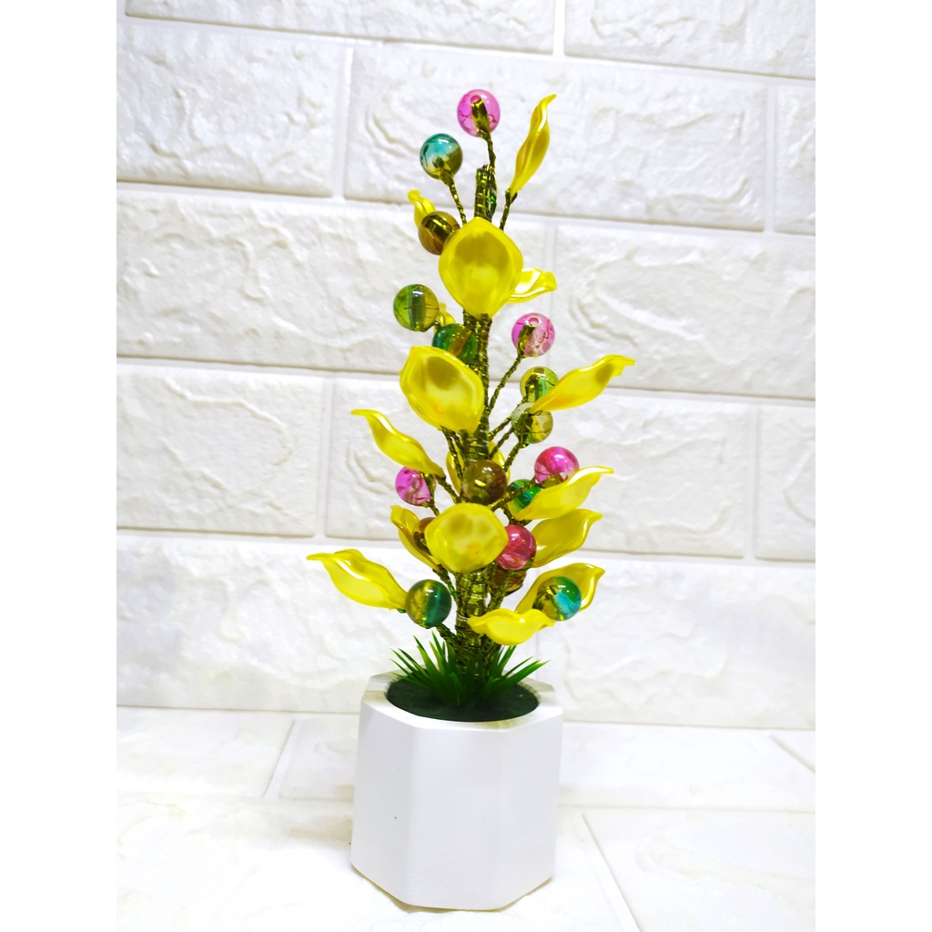 Pajangan Bunga SALSA - Pajangan Bunga imitasi Dekorasi Cantik