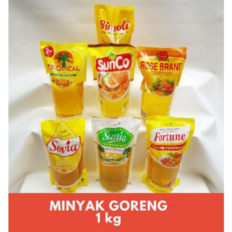 

Minyak goreng kemasan 1 liter