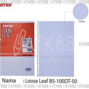 

Terlarisss!! Loose Leaf B5 Joyko Dot 50 Lembar ♣