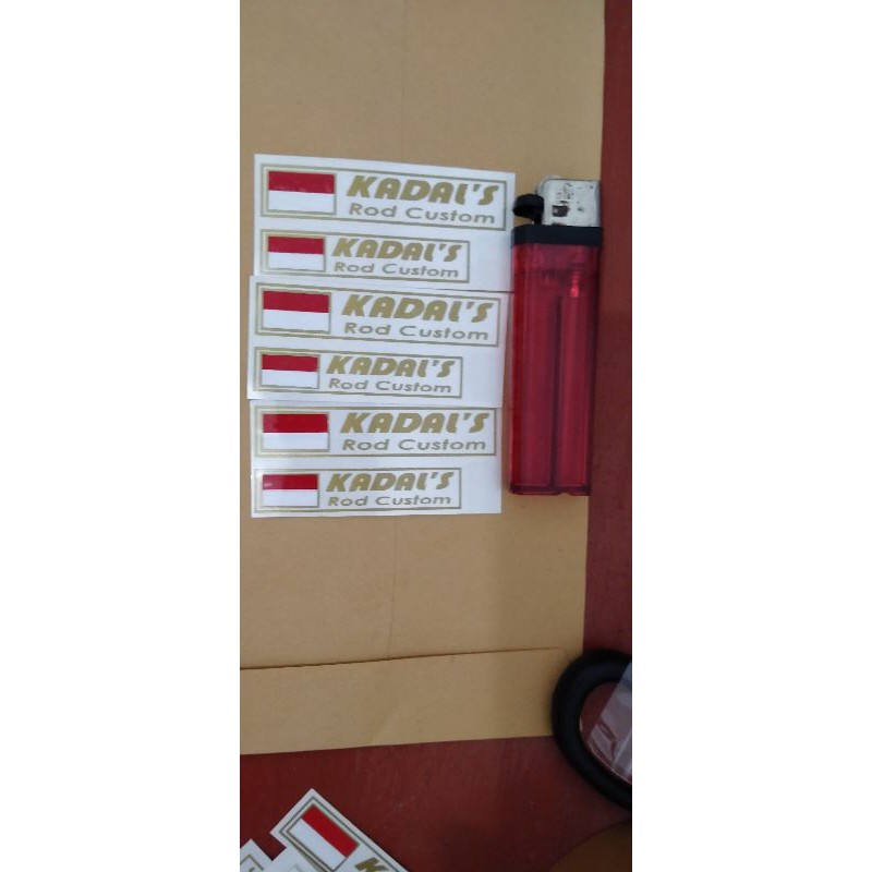 Cutting Sticker Joran Riquest Nama dan Merk joran Gold series