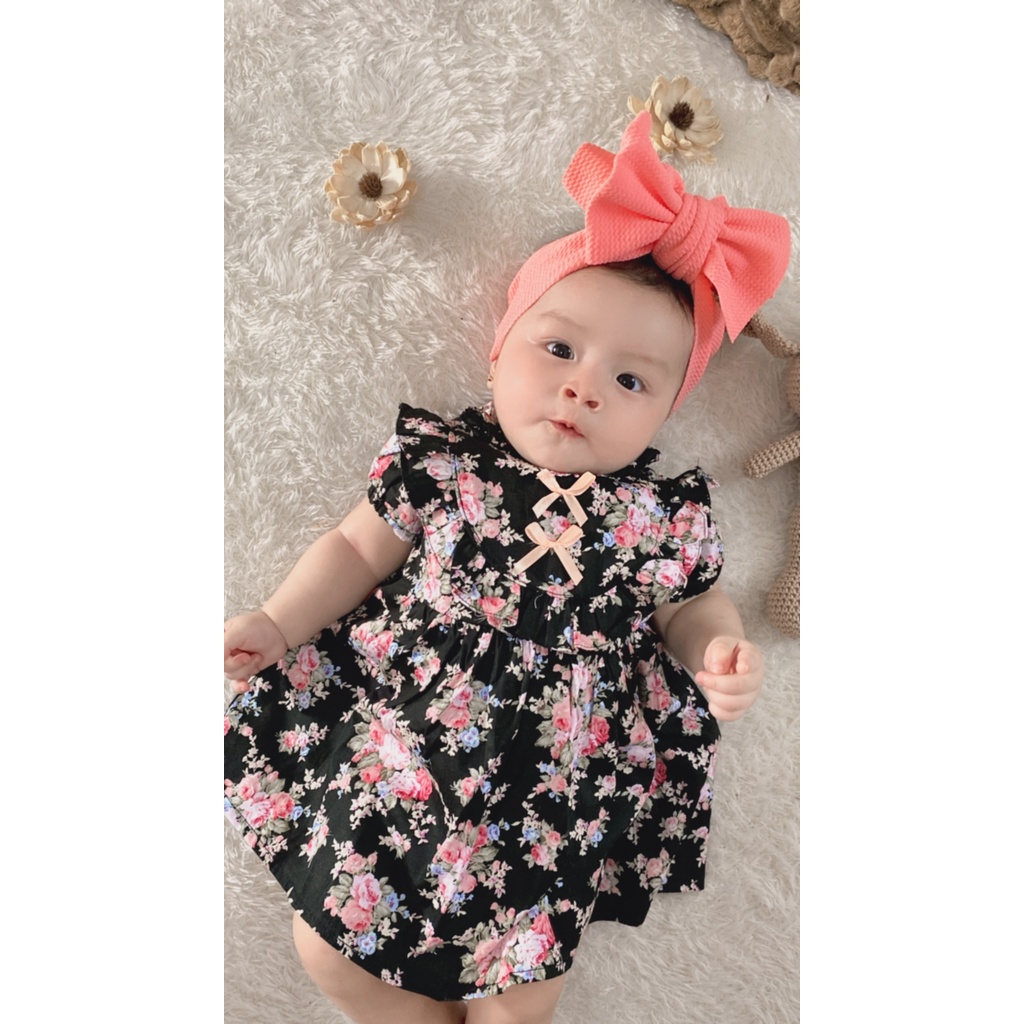 dress anak perempuan newborn set bonnet MIRABELLA corry fay NORIKO DRESS gaun ulang tahun anak perempuan cewek fay dress baby balita 1 2 3 tahun 0-12 bulan