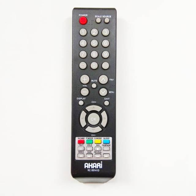 REMOT / REMOTE TV LCD / LED AKARI RC-9914ID GRADE ORIGINAL AKARI KIRANA / MAGNETO LE32V90